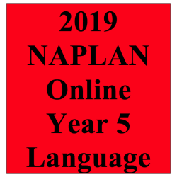 2019 Kilbaha Interactive NAPLAN Trial Test Language Year 5